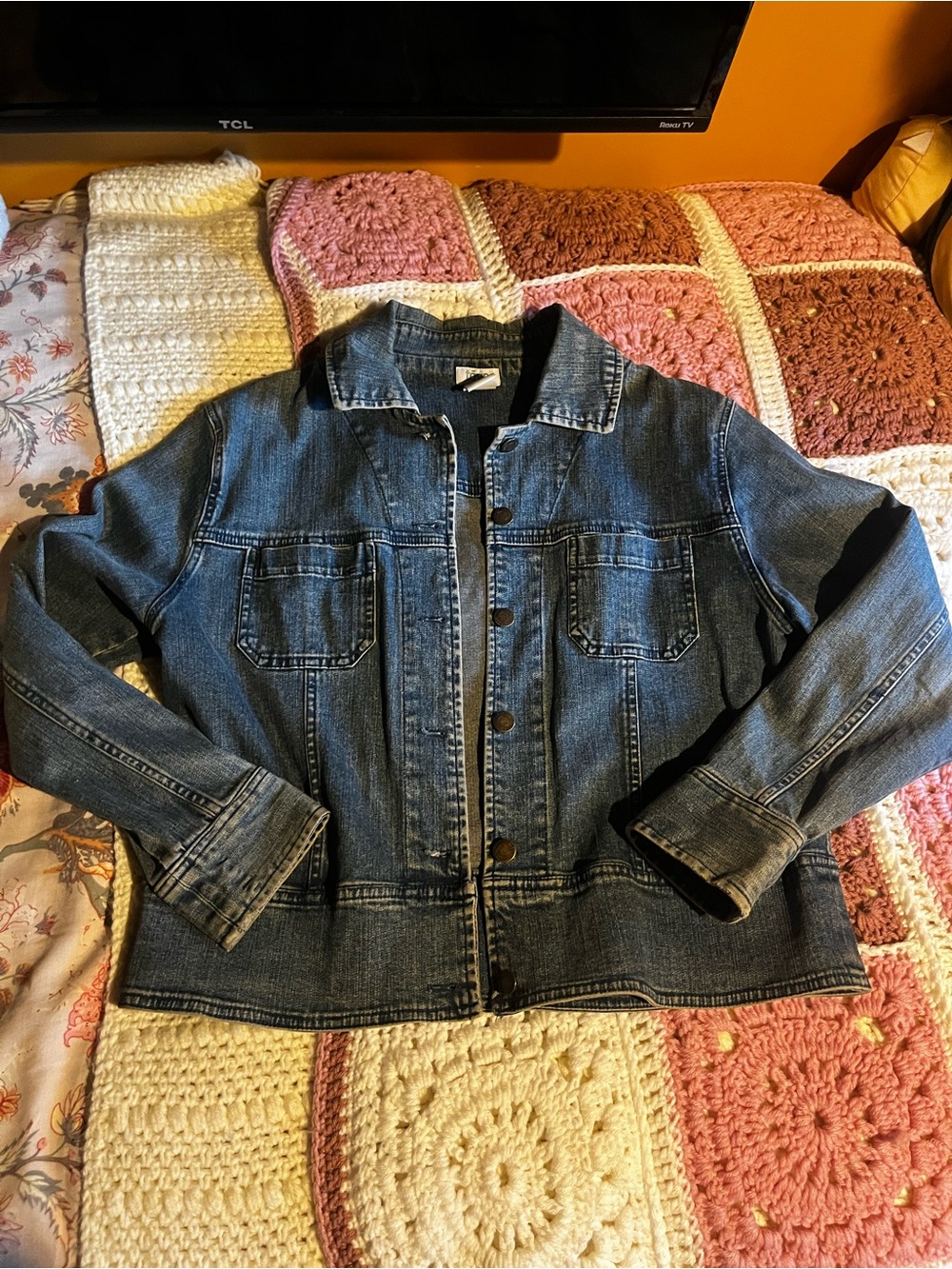 Dark Blue Denim Jacket - Women’s Jean Jacket